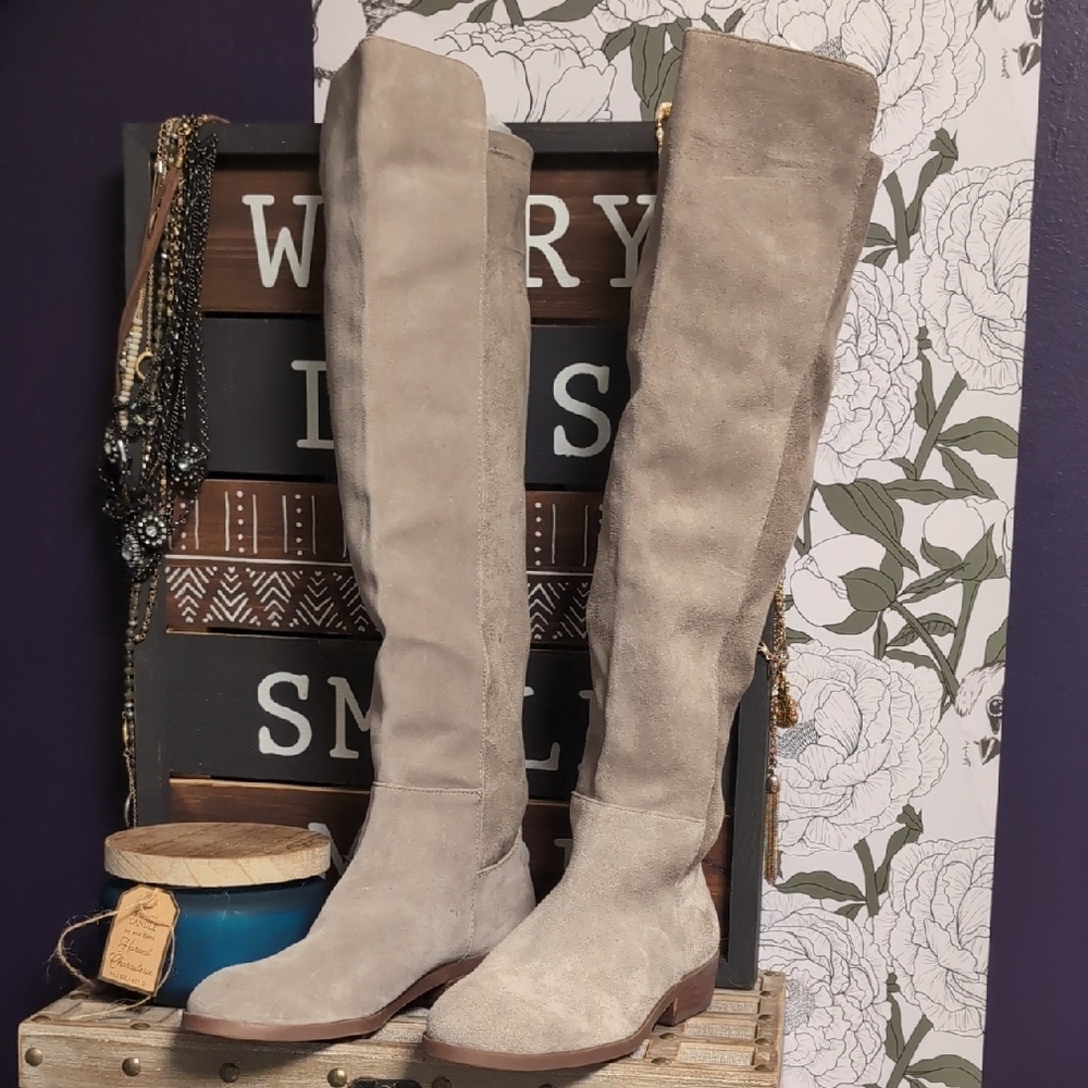 Soft Suede Knee-high Boots By Sole Society - Picture 1 of 9